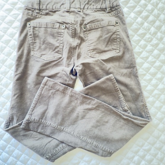 J.Crew Pants-Courdoroy-Bootcut-Women's-Size 0 Short-Tan Khaki-Great Condition - Picture 5 of 9